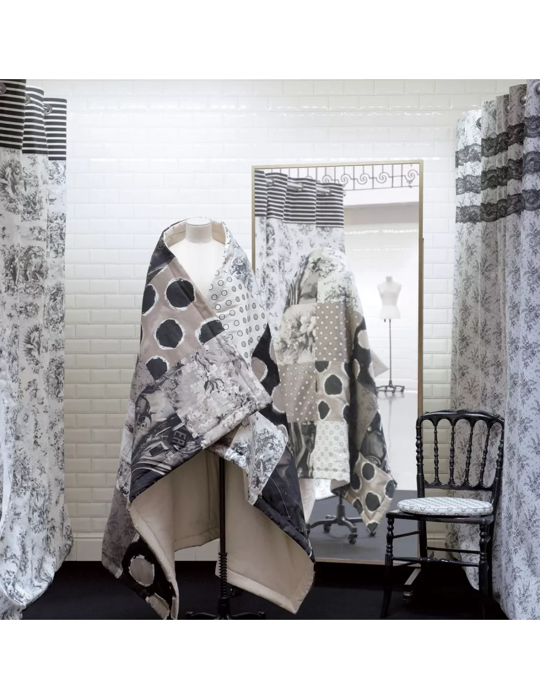 Tissu Angelots Marin Jean Paul Gaultier – Image 4