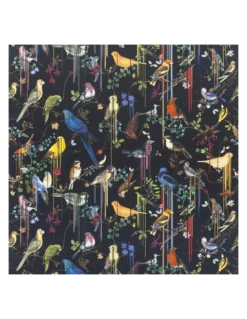 Tissu Birds Sinfonia Crepuscule, Christian Lacroix