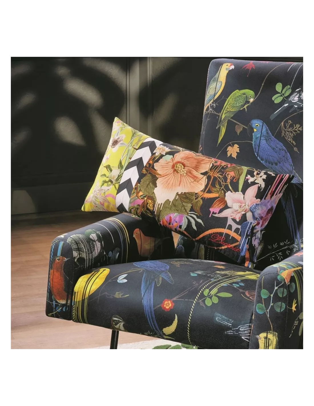 Tissu Birds Sinfonia Crepuscule, Christian Lacroix – Image 4