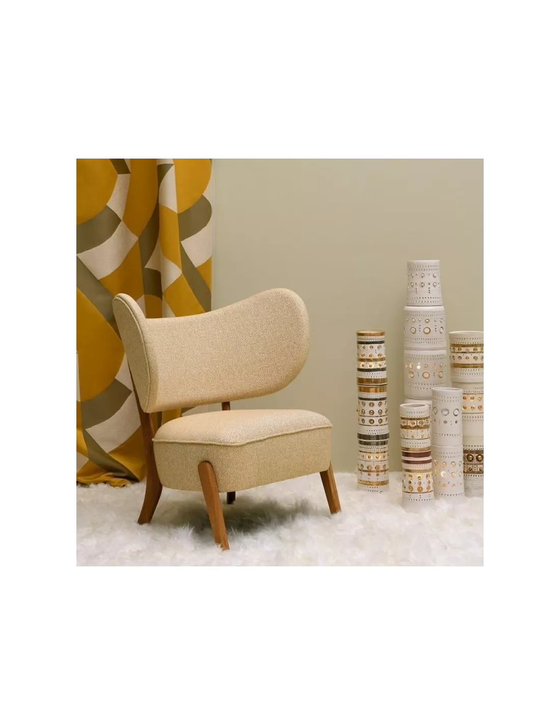 Tissu Dalaï Soleil, Lelievre – Image 2