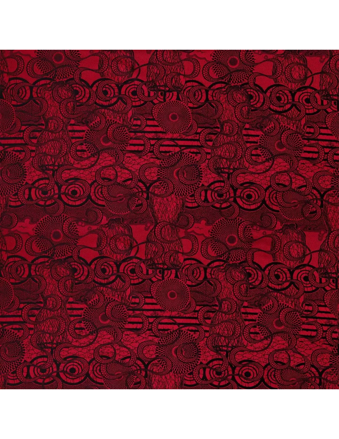 Tissu Metisse Rouge Jean Paul Gaultier – Image 2
