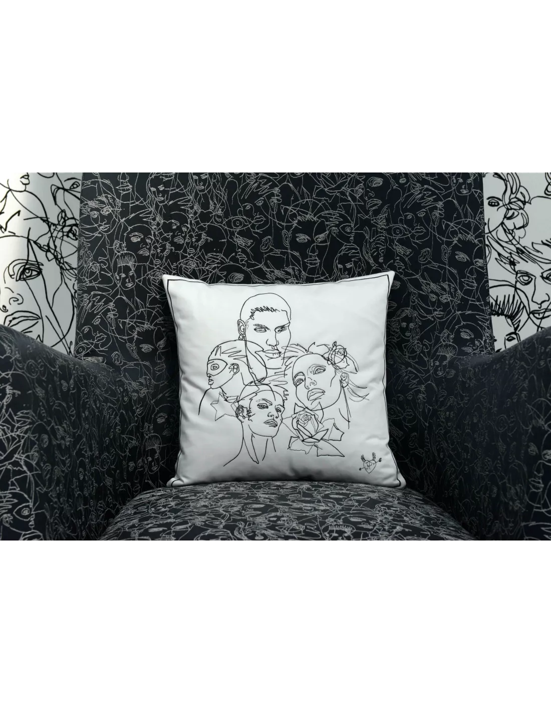Tissu Regard Noir, Jean Paul Gaultier – Image 3