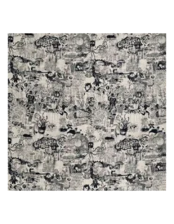 Tissu Street Graphite, Jean Paul Gaultier