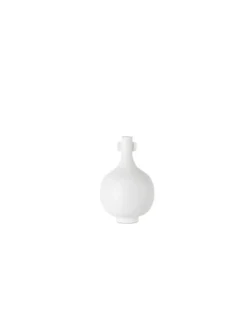 Vase Rondo Métal Craie H40